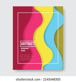 abstract colorful poster design, vector design