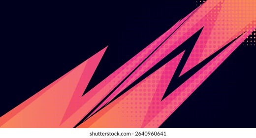 Abstract Colorful Power Lightning Background.eps10