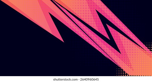 Abstract Colorful Power Lightning Background.eps10