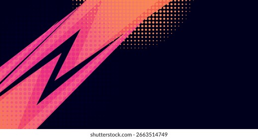 Fondo de relámpago de energía colorido Abstractas.eps10