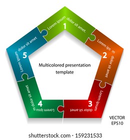 Abstract colorful presentation template,design element.vector illustration 