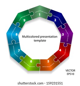 Abstract colorful presentation template,design element.vector illustration 