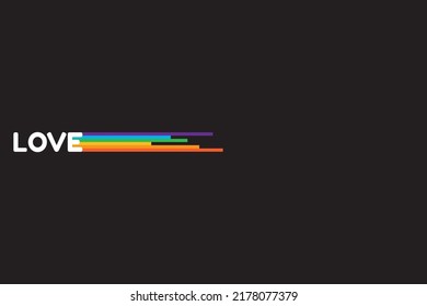 Abstract colorful pride month type font wallpaper Background. love is love. pride love festival. Rainbow pride gradient fluid abstract background. LGBT flag pride month blur wallpaper.