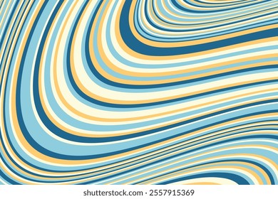 Abstract colorful psychedelic groovy background. Vector illustration.