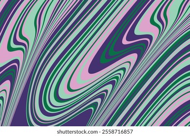 Abstract colorful psychedelic groovy background. Vector illustration.