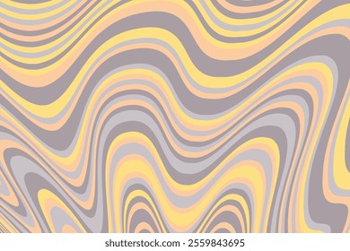 Abstract colorful psychedelic groovy background. Vector illustration.