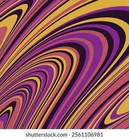 Abstract colorful psychedelic groovy background. 