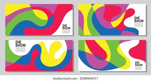 Abstract colorful psychedelic pop art background for summer