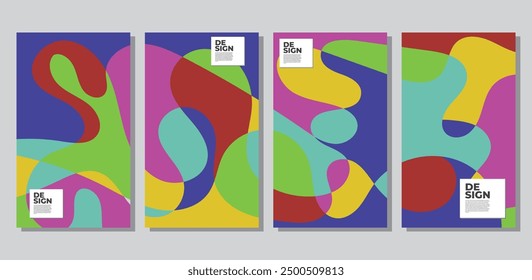 Abstract colorful psychedelic pop art background for summer