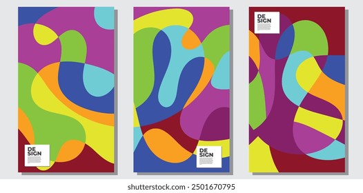 Abstract colorful psychedelic pop art background for summer