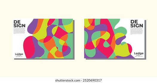 Abstract colorful psychedelic pop art background for summer