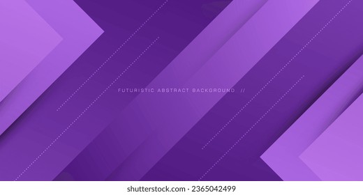 Abstract colorful purple gradient square overlap background. 3d look with shadow, stripe line pattern shapes composition with space for text. Eps10 vector