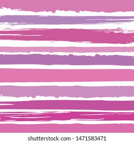 Abstract colorful purple paint brush and strokes, stripes pattern background. colorful  purple nice brush strokes and hand drawn with horizontal lines pattern background