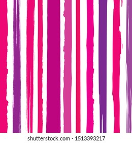 Abstract colorful purple paint brush and strokes, stripes with vertical lines pattern background. creative nice hand drawn and grunge with vertical lines backdrop