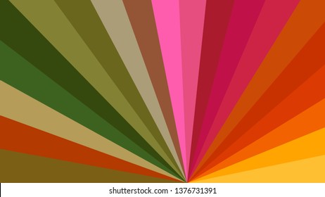 Abstract Colorful Radial Background
