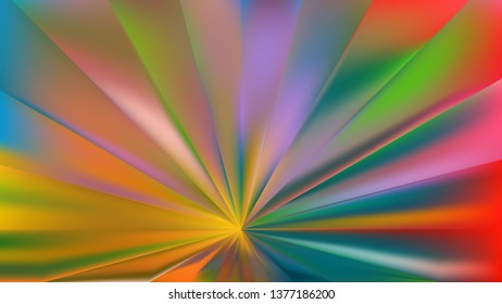 Abstract Colorful Radial Background
