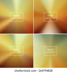 Abstract colorful radial blurred vector backgrounds. Wallpaper for website, presentation or poster design
