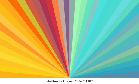Abstract Colorful Radial Burst Background Image