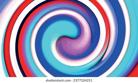 Resumen del fondo de gradiente radial colorido. Diseño de color abstracto. Para diseño como banner, anuncios y concepto de presentación. Colores de neón rosado color azul violeta. Ilustración del vector