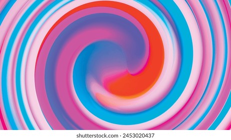 Abstract colorful radial gradient background for design as banner, advertising. Abstract blurred background of multi-colored stripes. Background for design. Vector illustration.