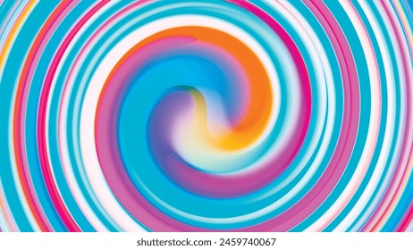Abstractas fondo de gradiente radial colorido para el diseño como Anuncio, publicidad. Abstractas fondo borroso de rayas multicolores. Fondo para el diseño. Ilustración vectorial.
