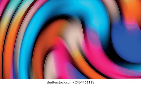 Abstract colorful radial gradient background. Abstract color design. For design as banner, ads, and presentation concept. Trendy neon pink purple blue teal colors. Vector illustration