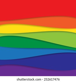 Abstract colorful rainbow bacground vector illustration