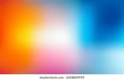 Abstract colorful rainbow background with blurred light and spectrum gradient pattern