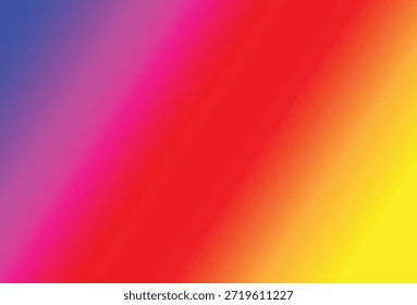Abstrakter, bunter Regenbogenhintergrund mit Vektorlinien und einem hellen Farbverlauf-Spektrum-Muster, das eine lebendige Kunstillustrationskulisse schafft
