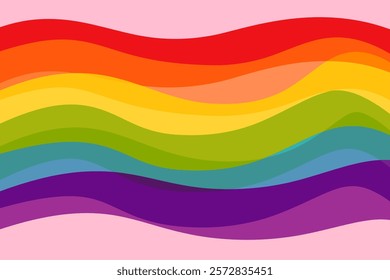 Abstract colorful rainbow colors background vector image