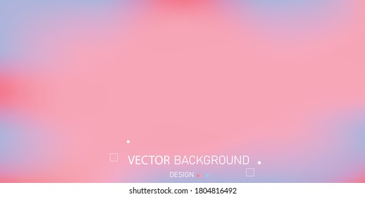 Abstract Colorful rainbow gradient. Smooth blend banner template. Easy editable soft colored vector illustration in EPS10 without transparency. Blurred bright colors mesh background.
