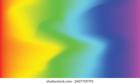 Abstract Colorful Rainbow Gradient with Wavy Pattern