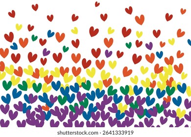 Abstract colorful rainbow pride background
