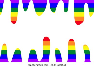 Abstract colorful rainbow pride background