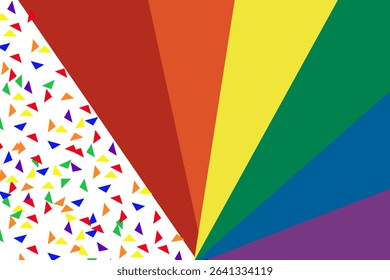 Abstract colorful rainbow pride background