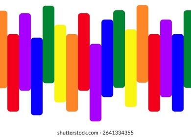 Abstract colorful rainbow pride background