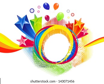 abstract colorful rainbow splash background vector illustration
