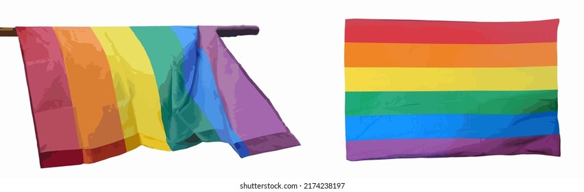 Resumen Colorido Arcoiris De Fondo. Fondo creativo o concepto del orgullo LGBT