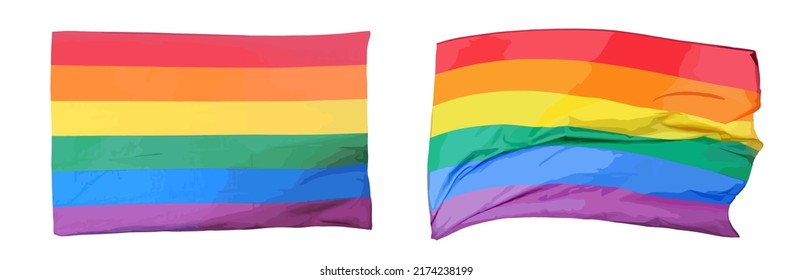 Abstrakter bunter Regenbogen-Streifen Hintergrund. Kreatives Hintergrund oder LGBT-Pride-Konzept