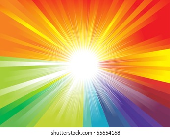 abstract colorful rainbow theme background vector illustration