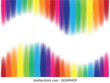 abstract colorful rainbow wave background vector 