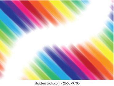 abstract colorful rainbow wave background vector 