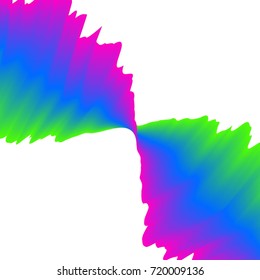 abstract colorful rainbow wave background Vector illustration