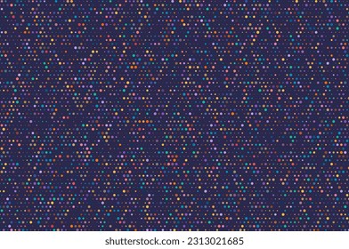 Abstract colorful random dots background