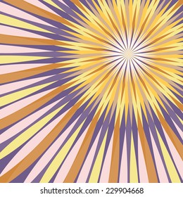 Abstract Colorful Rays Background. Vector illustration