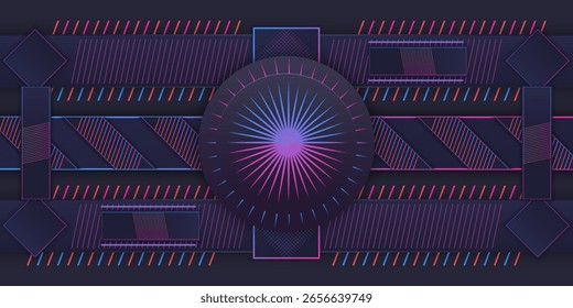 Diseño de fondo futurista de rectángulo colorido abstracto-01