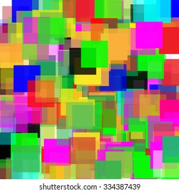 Abstract colorful Rectangle Geometrical Background, Vector Illustration EPS10. Geometric design for business presentations. Kaleidoscope colours: red, green, blue, magenta.