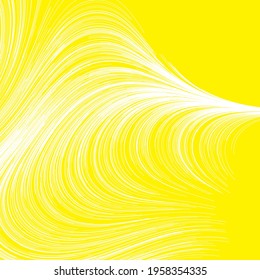 Representación colorida abstracta del elemento de diseño de líneas aleatorias onduladas, curvadas y grabadas (serie)