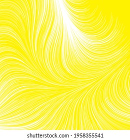 Abstract colorful render of random wavy, curvy, writhe lines design element (Series)