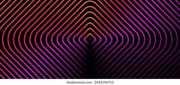 Abstract colorful repeating rectangle lines background. Modern minimal trendy shiny lines pattern. Pop art concept. Vector illustration